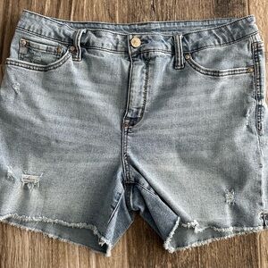 Seven7 Light Wash Jean Shorts